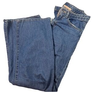 Levi's Ribcage Wide Leg Women's Jeans, 27x32 Blue Med Wash No Back Pockets Cute